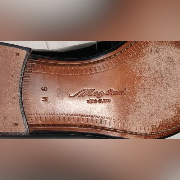 🛑 1 hour sale. Mezlan, men’s size 9, Mirage Black Patent Tuxedo Shoes, STUNNING - Picture 6 of 9